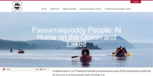 Homepage of the Passamaquoddy People Digital Archive